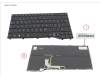 Fujitsu KEYBOARD BLACK W/ BL SWISS (NEW_FN) pour Fujitsu LifeBook U7312