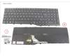 Fujitsu KEYBOARD BLACK W/ BL SWISS (NEW_FN) pour Fujitsu LifeBook E4512