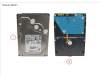 Fujitsu HD SATA 6G 4TB 7.2K NO HOT PL 3.5' BC pour Fujitsu Primergy TX1320 M3