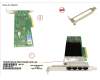 Fujitsu PLAN EP X710-T4L 4X 10GBASE-T PCIE pour Fujitsu Primergy RX1330 M6