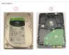 Fujitsu HDD 500GB SATA S3 7.2K 3.5' 4K pour Fujitsu Esprimo D556/E94