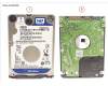 Fujitsu HDD 500GB SATA S3 5.4K 2.5' 4K-AF (7MM) pour Fujitsu Esprimo G558