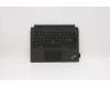 Lenovo MECH_ASM Backlit KB Nordic FPR Black pour Lenovo ThinkPad X12 Detachable (20UW/20UV)