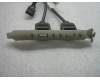 Lenovo Rear USB 2Ports II HP(R), high profile I pour Lenovo ThinkCentre M81 (5048)