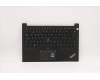 Lenovo MECH_ASM KBD POR BL(Pri) Pat FPR UK BK pour Lenovo ThinkPad E14 Gen 2 (20TA)