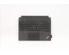 Lenovo MECH_ASM Backlit KB US English FPR Black pour Lenovo ThinkPad X12 Detachable (20UW/20UV)