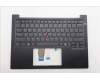 Lenovo MECH_ASM FRU KBD W/C EURO ENG(SRX)US BK pour Lenovo ThinkPad E14 Gen 7 (21T9)