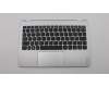 Lenovo COVER Upper Case L 80TX W/KB Silver UK pour Lenovo Yoga 710-11IKB (80V6)