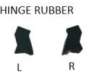 Asus GA503QS HINGE RUBBER L pour Asus ROG Zephyrus G15 GA503QM