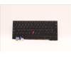 LENOVO NB_KYB CS22 FL TOP,BK-BL,LTN,SPA pour Lenovo ThinkPad P14s Gen 4 (21K5/21K6)