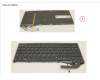 Fujitsu FUJ:CP732967-XX KEYBOARD BLACK W/ BL NORDIC/EST
