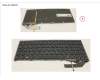 Fujitsu FUJ:CP732965-XX KEYBOARD BLACK W/ BL RUSSIA/US