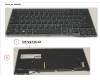 Fujitsu FUJ:CP757811-XX KEYBOARD BLACK W/ BL ITALY