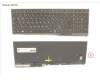 Fujitsu FUJ:CP757785-XX KEYBOARD 10KEY BLACK W/ BL ARABIC/UK