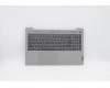 Lenovo C-Abdeckung mit Tastatur, Tschechisch, Platingrau, Hintergrundbeleuchtung, Fingerabdruck pour Lenovo IdeaPad 5-15IIL05 (81YK)