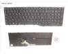 Fujitsu CP806599-XX KEYBOARD BLACK W/ BL BELGIUM