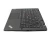 00HN957 original Lenovo clavier incl. topcase DE (allemand) noir/anthracite avec mouse stick