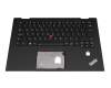 01HY839 original Lenovo clavier incl. topcase UK (anglais) noir/noir avec rétro-éclairage et mouse stick