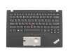 01LV286 original Lenovo clavier incl. topcase US (anglais) noir/noir avec mouse stick