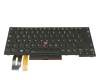 01YP532 original Lenovo clavier DE (allemand) noir/noir avec rétro-éclairage et mouse stick
