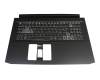 02505D43K201 original Acer clavier incl. topcase FR (français) moir/blanc/noir avec rétro-éclairage (GTX 1660/RTX 2060)