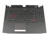 0KN0-EX2GE12 original Acer clavier incl. topcase US (anglais) noir/noir avec rétro-éclairage