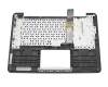 0KN0-RS1GE22 original Pega clavier incl. topcase DE (allemand) noir/argent