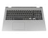 0KN1-0A1GE22 original Pega clavier incl. topcase DE (allemand) noir/argent