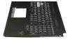 0KN1-5J2GE11 original Pega clavier incl. topcase DE (allemand) noir/noir avec rétro-éclairage