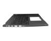 0KN1-8Z1GE12 original Acer clavier incl. topcase DE (allemand) noir/gris avec rétro-éclairage