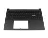 0KN1-H34GE21 original Pega clavier incl. topcase DE (allemand) noir/noir avec rétro-éclairage