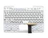 0KNB0-0107FR00 original Asus clavier incl. topcase FR (français) noir/blanc