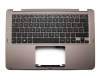 0KNB0-2129GE00 original Asus clavier incl. topcase DE (allemand) noir/gris