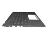 0KNB0-262VGE00 original Asus clavier incl. topcase DE (allemand) gris/gris avec rétro-éclairage (Gun Metal Grey)