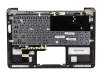 0KNB0-3130SF00 original Asus clavier incl. topcase SF (suisse-francais) noir/gris