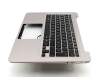 0KNB0-3131GE00 original Asus clavier incl. topcase DE (allemand) noir/argent