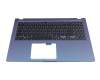 0KNB0-5117GE00 original Asus clavier incl. topcase DE (allemand) noir/bleu