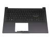 0KNB0-562AGE00 original Asus clavier incl. topcase DE (allemand) noir/noir avec rétro-éclairage