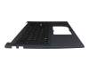 0KNB0-562QGE00 original Asus clavier incl. topcase DE (allemand) noir/bleu avec rétro-éclairage