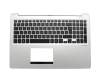 0KNB0-612LGE00 original Asus clavier incl. topcase DE (allemand) noir/argent