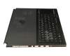 0KNB0-6617GE00 original Asus clavier incl. topcase DE (allemand) noir/noir avec rétro-éclairage