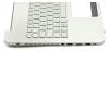 0KNB0-662JGE00 original Asus clavier incl. topcase DE (allemand) argent/argent avec rétro-éclairage