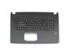 0KNB0-6676GE00 original Asus clavier incl. topcase DE (allemand) noir/noir avec rétro-éclairage RGB