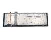 0KNB0-9413SF00 original Asus clavier SF (suisse-francais) noir/argent avec rétro-éclairage