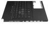0KNR0-6612GE00 original Asus clavier incl. topcase DE (allemand) noir/noir avec rétro-éclairage