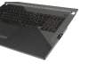 0KNR0-661MGE00 original Asus clavier incl. topcase DE (allemand) noir/noir avec rétro-éclairage - with keystone slot -