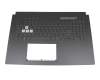 0KNR0-6910UK00 original Asus clavier incl. topcase UK (anglais) noir/transparent/noir avec rétro-éclairage