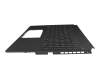0KNR0-691LGE00 original Asus clavier incl. topcase DE (allemand) noir/noir avec rétro-éclairage