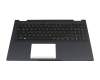 0KNX0-5104GE00 original Asus clavier incl. topcase DE (allemand) noir/noir