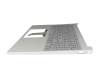 0PD original HP clavier incl. topcase DE (allemand) gris/argent